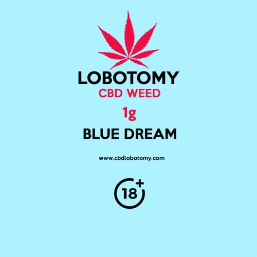 Kwiat konopi CBD BLUE DREAM 1g LOBOTOMY