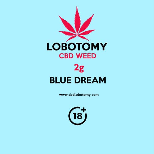 Kwiat konopi CBD BLUE DREAM 2g LOBOTOMY