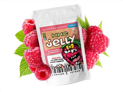 Czech CBD HHC Jelly Malina 100 mg 10 szt