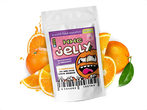 Czech CBD HHC Jelly Pomarańczowy 250 mg 10 szt