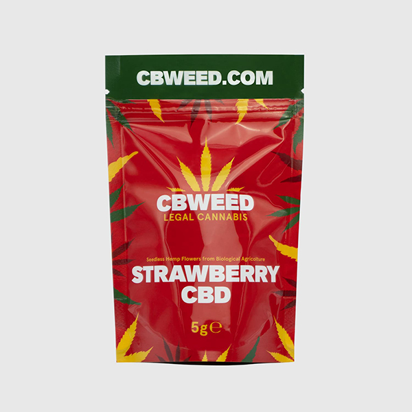 CBWEED CBD kwiat konopi Strawberry 5g 