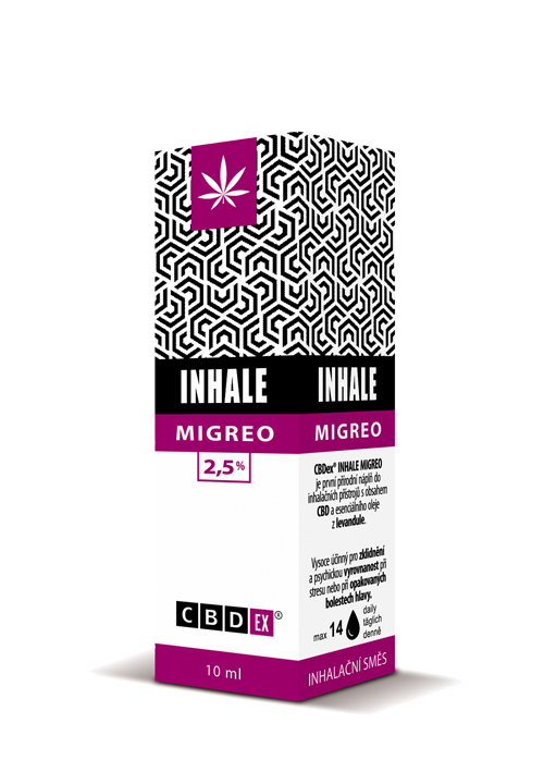 CBDex CBD Inhale Migreo 2,5% 10ml