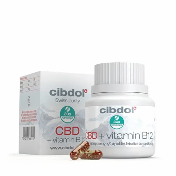 Kapsułki CBD witamina B12 Formuła 30ks  Cibdol