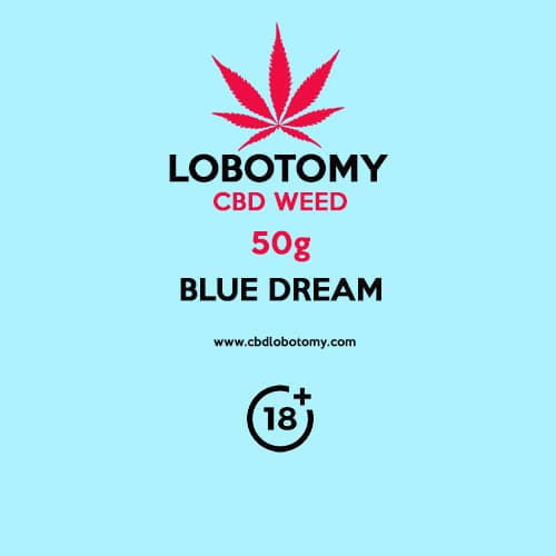Kwiat konopi CBD BLUE DREAM 50g LOBOTOMY