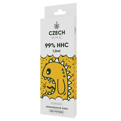 CZECH HHC Długopis jednorazowy 99% HHC Ananas 250 okładki 1 ml