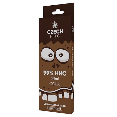 CZECH HHC Długopis jednorazowy 99% HHC Cola 125 okładki 0,5 ml