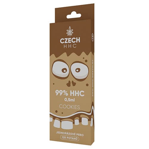 CZECH HHC Długopis jednorazowy 99% HHC Cookies 125 okładki 0,5 ml