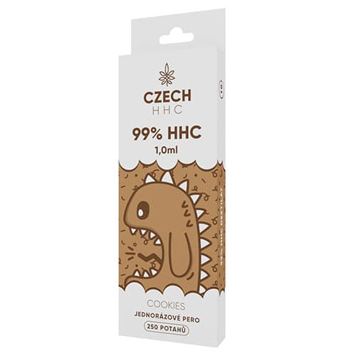 CZECH HHC Długopis jednorazowy 99% HHC Cookies 250 okładki 1 ml