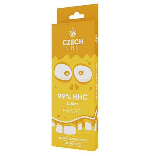 CZECH HHC Długopis jednorazowy 99% HHC Mango125 okładki 0,5 ml