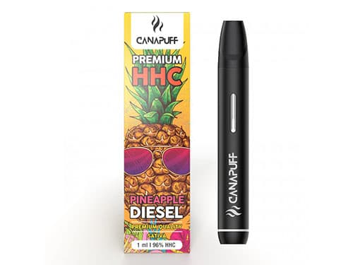 Canapuff vape pen Pineapple Diesel 96% HHC 1ml