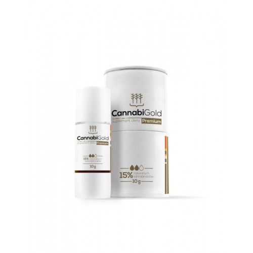 CannabiGold olej CBD 15% Premium 12ml 