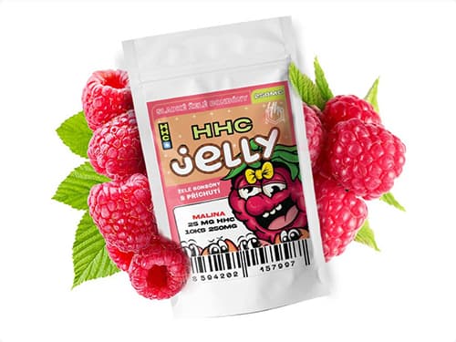 Czech CBD HHC Jelly Malina 250 mg 10 szt