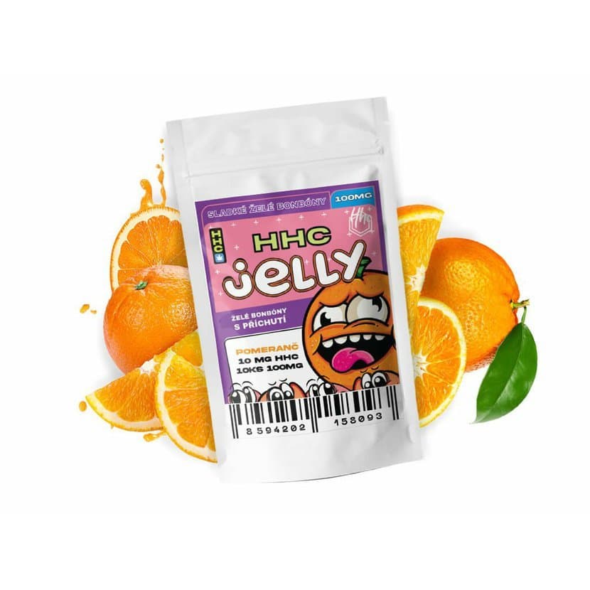 Czech CBD HHC Jelly Pomarańczowy 100 mg 10 szt