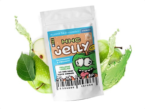 Czech CBD HHC Jelly Zielone Jabłko 100 mg 10 szt