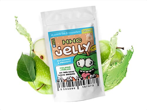 Czech CBD HHC Jelly Zielone Jabłko 250 mg 10 szt