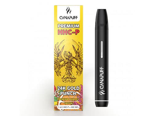 Canapuff vape pen 24K Gold Punch 96% HHC-P 1ml