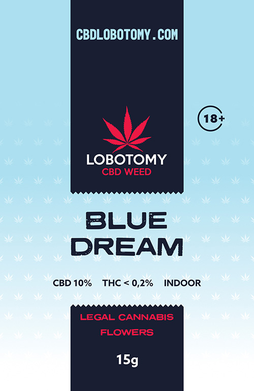 LOBOTOMY BLUE DREAM INDOOR CBD 10% i THC 0,2% 15g 
