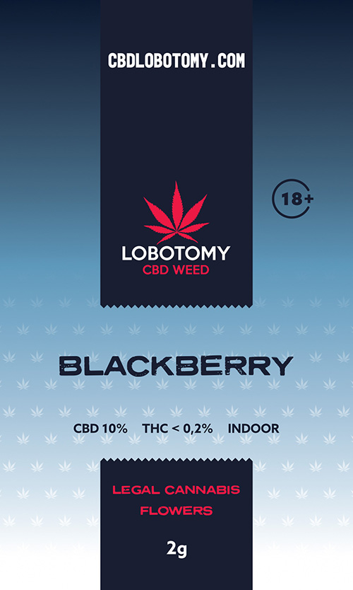 LOBOTOMY BLACKBERRY INDOOR CBD 10% i THC 0,2% 2g