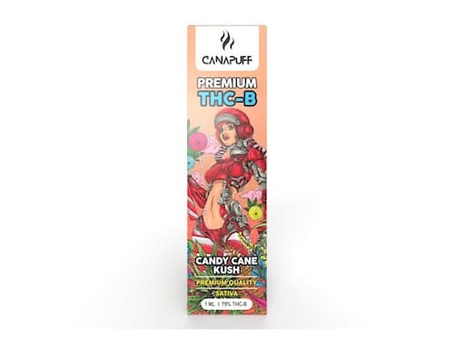 Canapuff vape pen Candy Cane Kush 79% THC-B Jednorazowy1ml