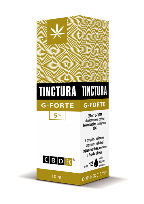 CBDex CBG Tinctura G-Forte 5% 10ml 