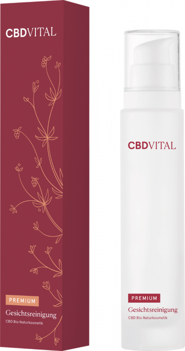 Naturalne kosmetyki CBD BIO do oczyszczania twarzy 100ml CBD Vital