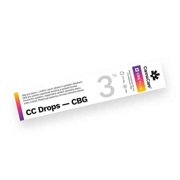 CannaCare krople CC Drops z CBG 3% 7 ml